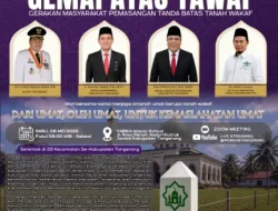 Roadmap Target Sertifikasi Tanah Wakaf Kabupaten Tangerang