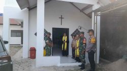 Sinergi Koramil dan Polsek Pebayuran Pastikan Pengamanan  Ibadah Kenaikan Tuhan Yesus di Gereja Eprata Pasundan