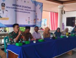 Babinsa Koramil 01/Tambun Hadiri Rembug Stunting Desa Sumberjaya, Perkuat Sinergi Tekan Angka Stunting