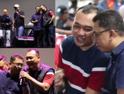 Potret Kebersamaan Kapolres dan Kajari Bulukumba Saat Nobar Piala Dunia di Lapda