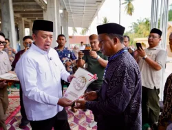 Menteri Nusron Serahkan Sertipikat Wakaf dan Bantuan dari MUI Untuk Masjid Salman Alfarisi Aceh Tamiang