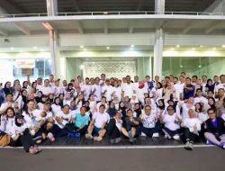 Rehat Sejenak dari Aktivitas Kantor, Kementerian ATR/BPN Adakan Slow Run Rutin Sepulang Kerja