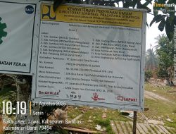 Proyek Rehabilitasi Madrasah Di 12 Lokasi, Pekerja Di MTSN 04 Sambas Diduga Tanpa APD&BPJS, Diduga Di subkontraktor Tanpa Ijin
