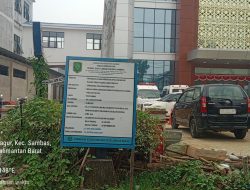 Proyek Pengembangan RSUD Sambas Di Sorot, Sejumlah Pekerja Di Duga Tak Gunakan APD