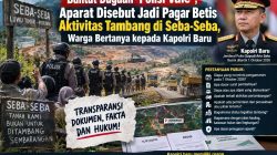 Surat Perintah Pengamanan Dipertanyakan, Dugaan “Polisi Vale” MengemukaDi Balik Pagar Betis Seba-Seba: Siapa yang Diamankan dan Untuk Kepentingan Siapa?